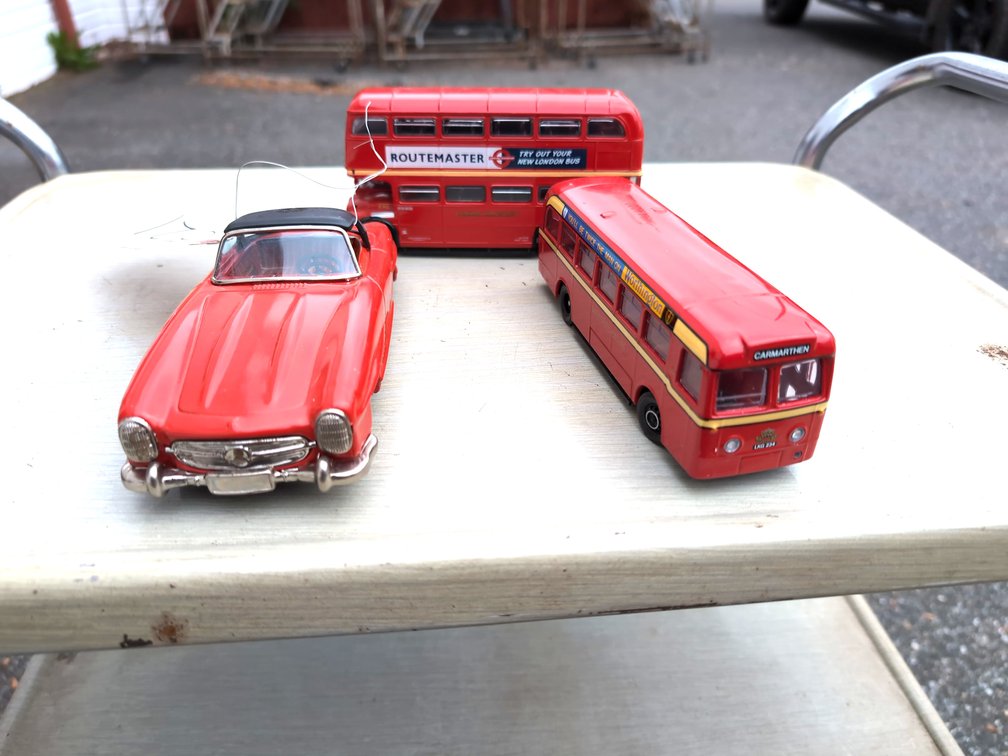 Corgi Single & Double Deck London Toy Buses