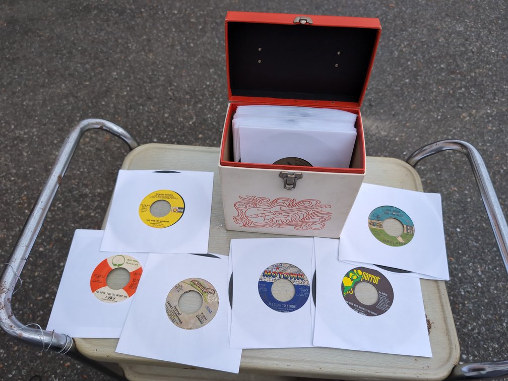 45 Records W/ Case