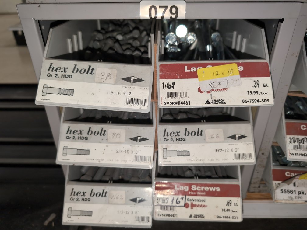 6-Drawer Bolt Bin