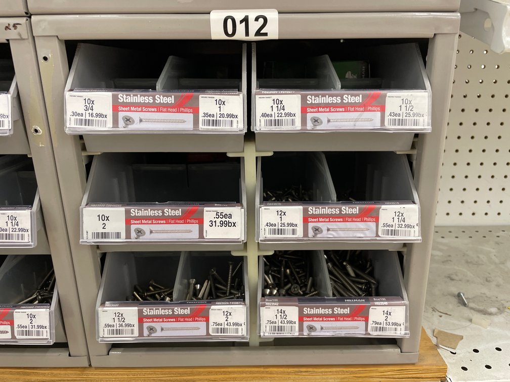 Metal Box Assorted Screws