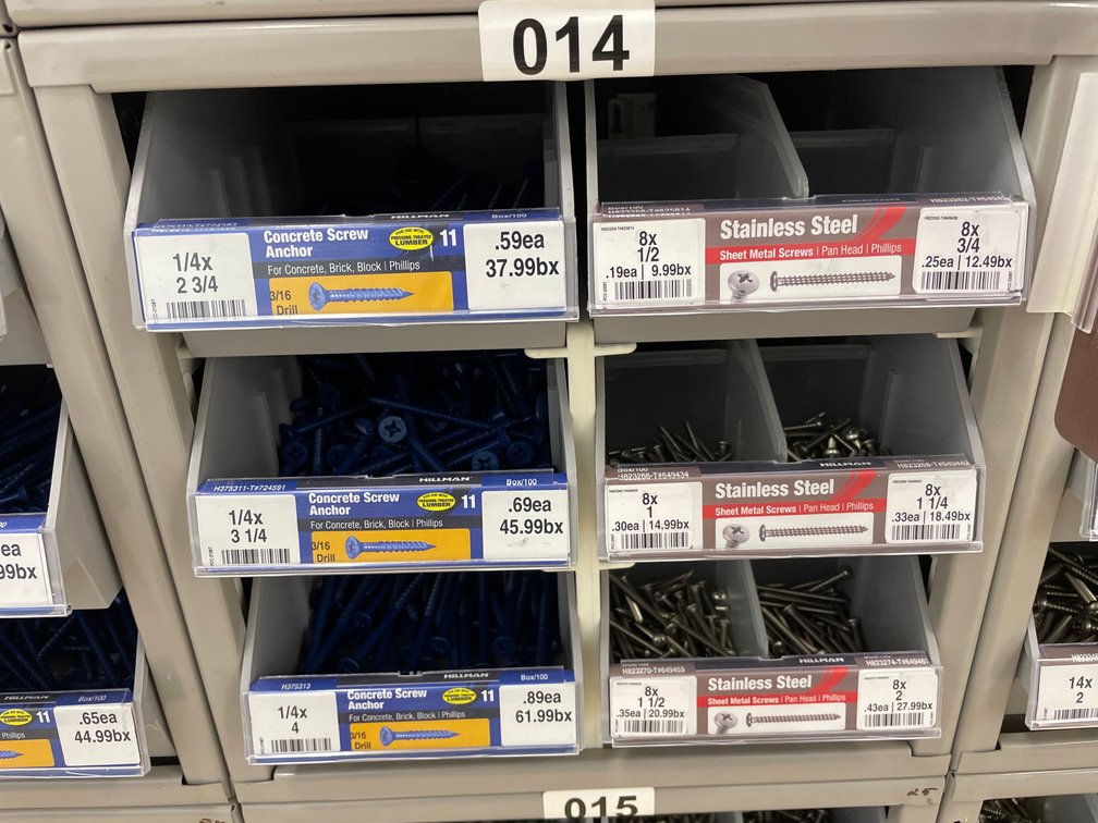 Metal Box With Screws