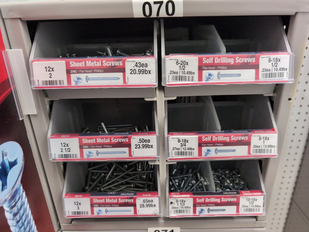 6-Drawer Hardware Bin