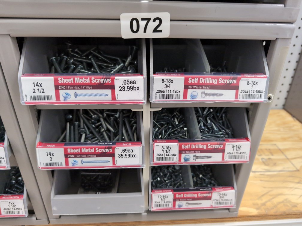6-Drawer Hardware Bin 