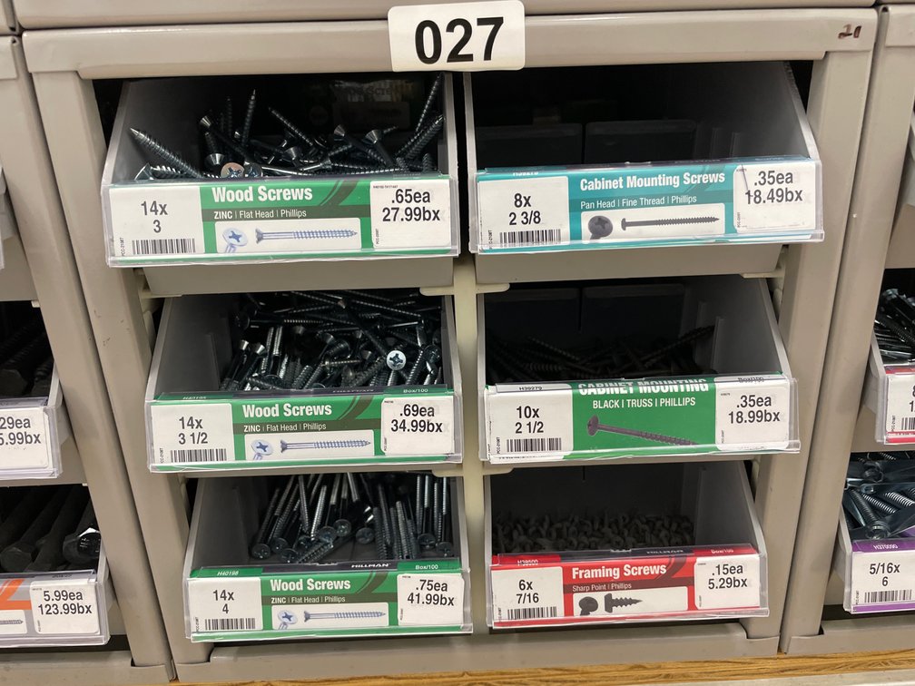 Metal Box Assorted Screws
