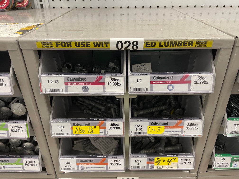 Metal Box Assorted Screws & Washers