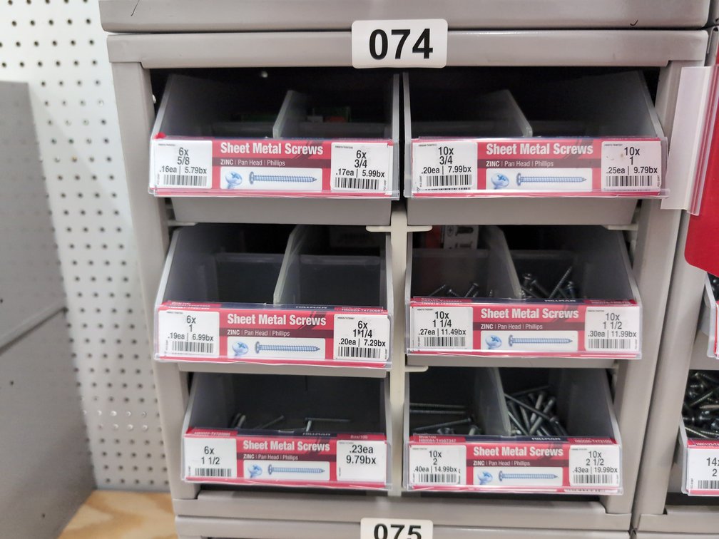 6-Drawer Hardware Bin 