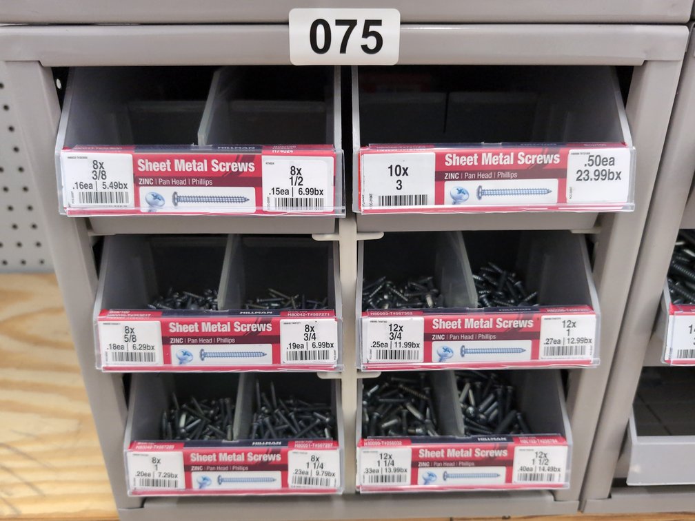 6-Drawer Hardware Bin 