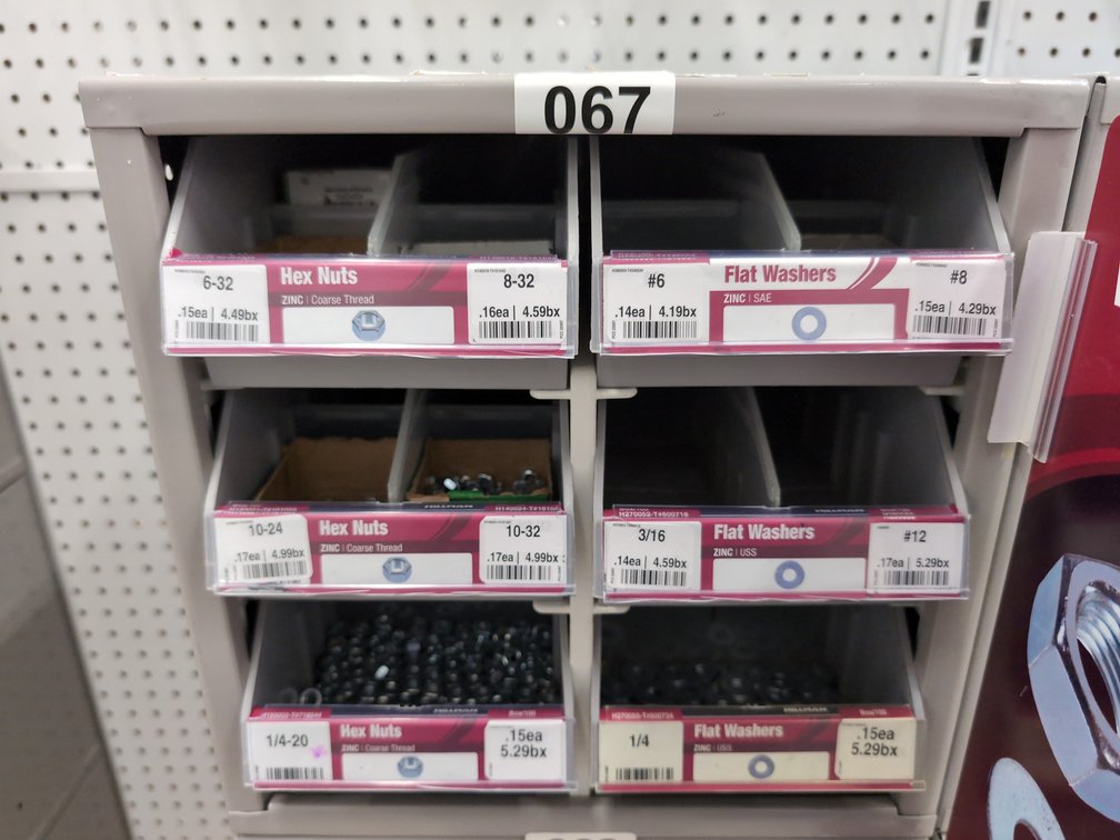 6-Drawer Hardware Bin 
