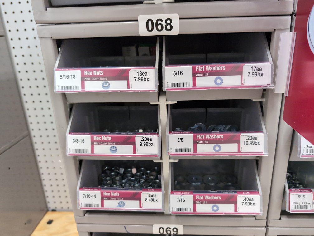 6-Drawer Hardware Bin 