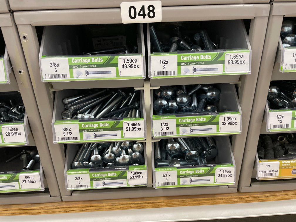 Metal Box Carriage Bolts