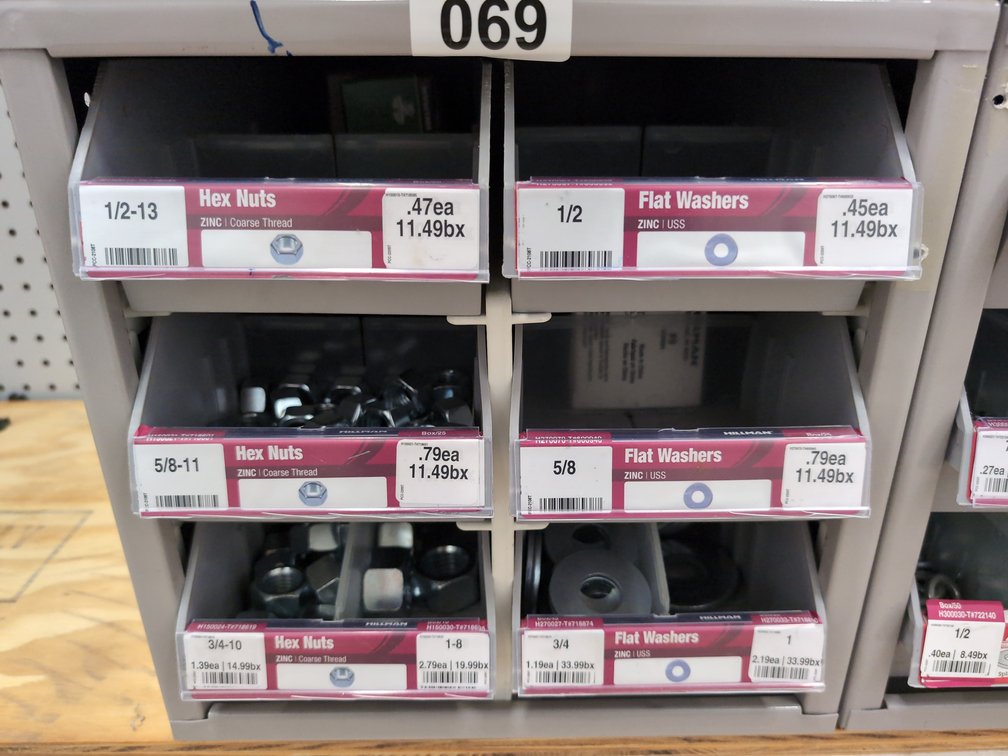 6-Drawer Hardware Bin 
