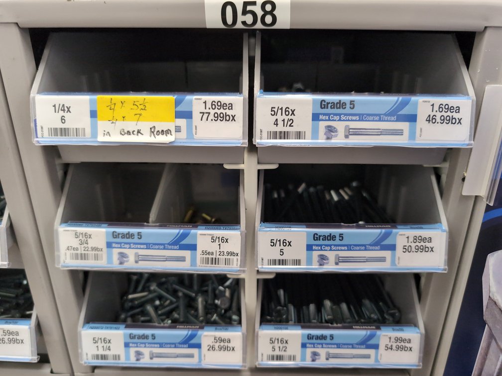 6-Drawer Hardware Bin 