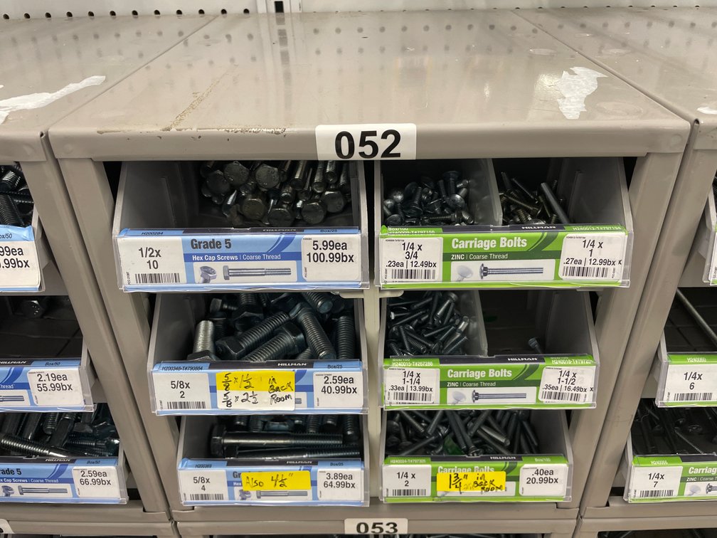 Metal Box Screws & Bolts