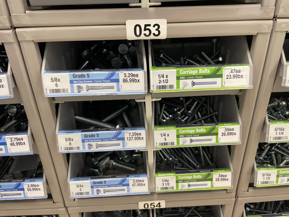 Metal Box Bolts & Screws