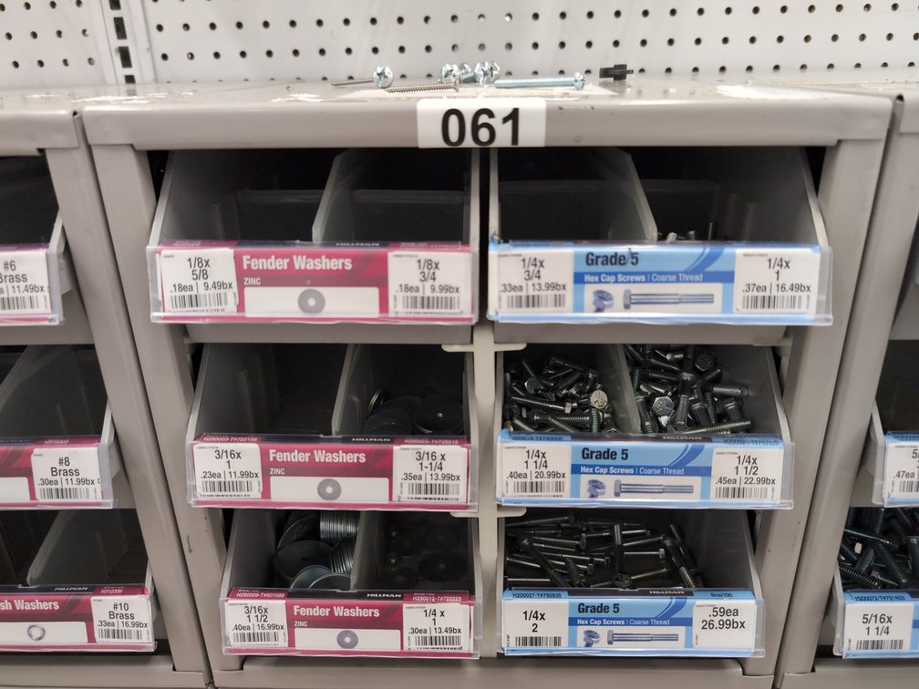 6-Drawer Hardware Bin 