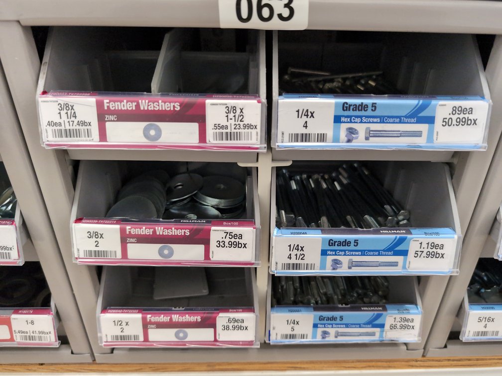 6-Drawer Hardware Bin 