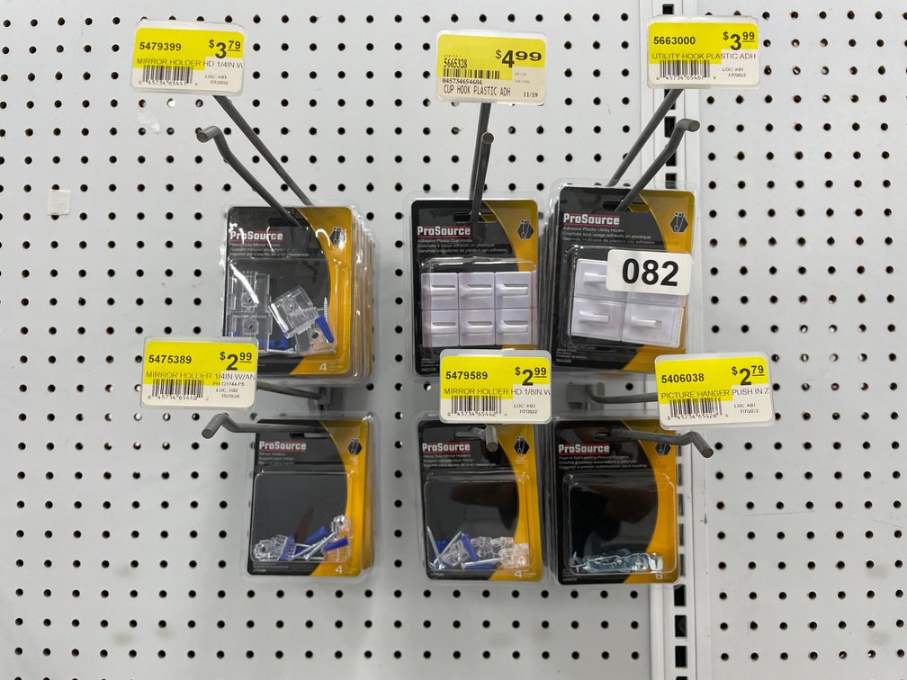 Mirror Holders & Hooks