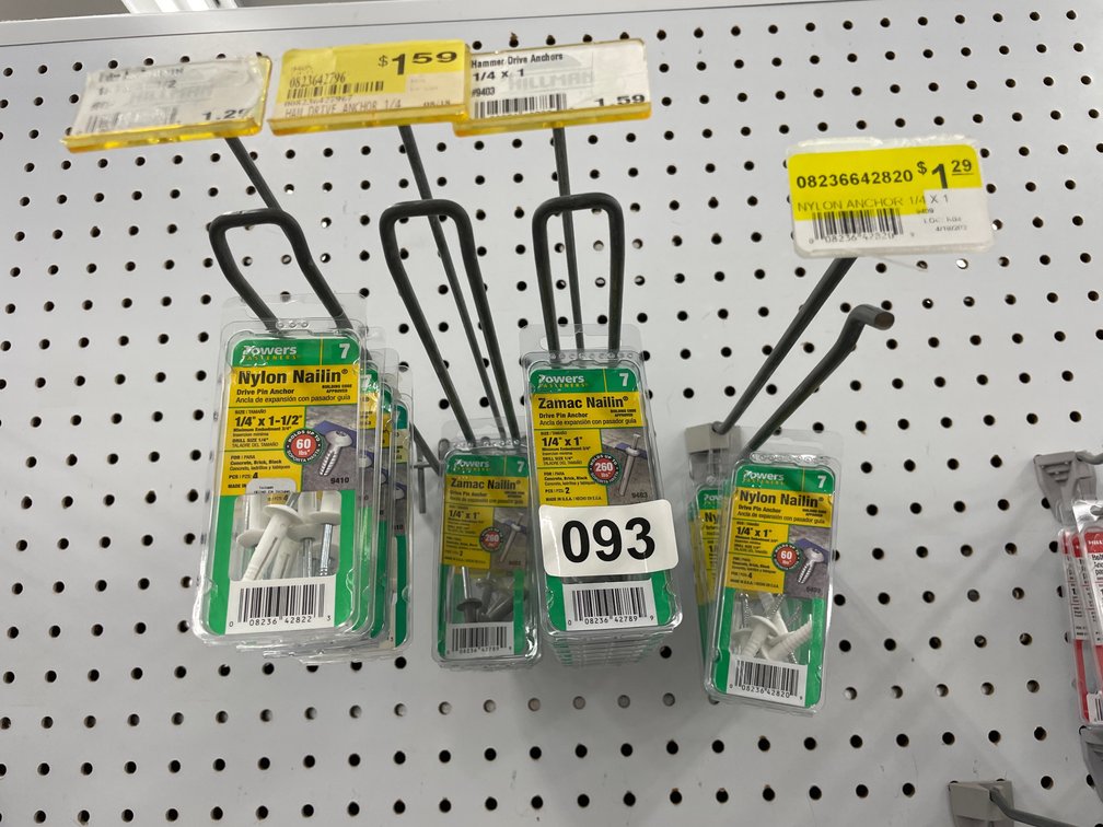 Assorted Nylon Nailin