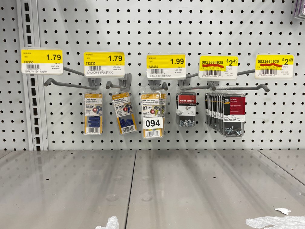 Plastic Anchors & Gutter Screws