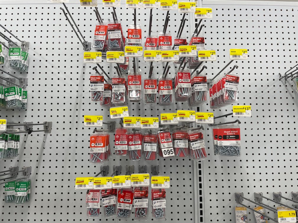 Assorted Sheet Metal Screws