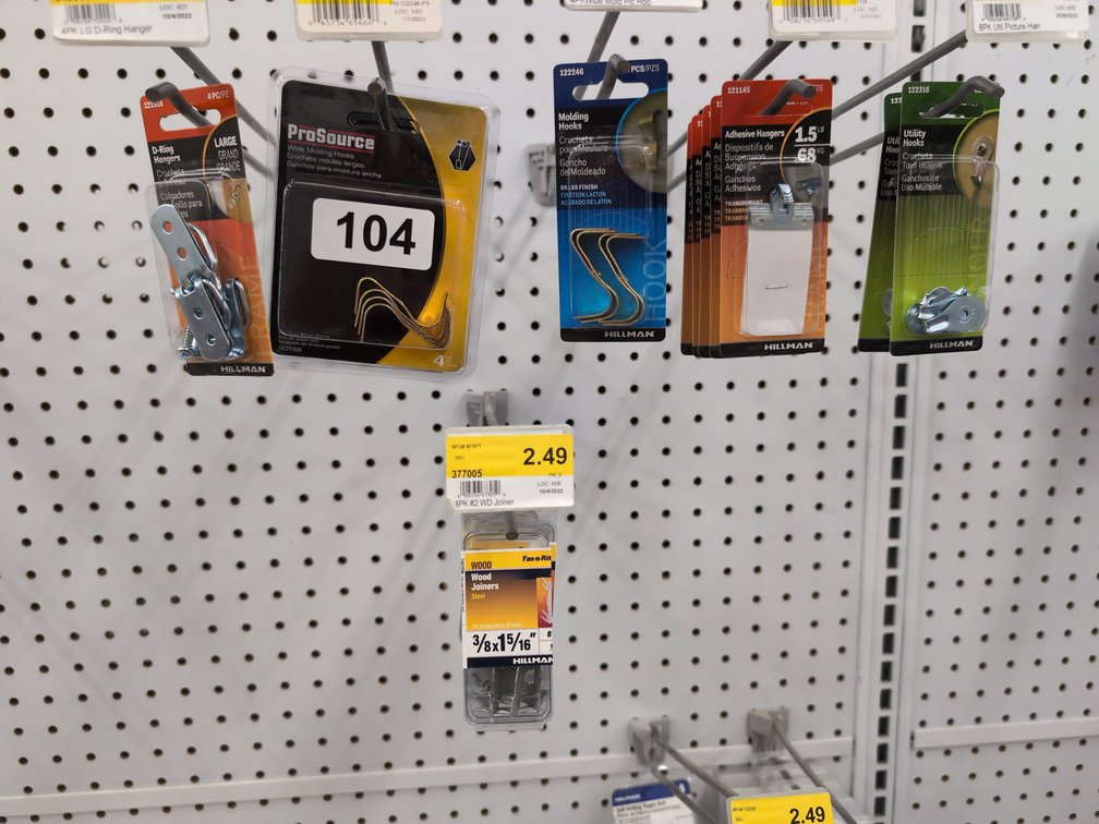 Wide Molding Hooks 