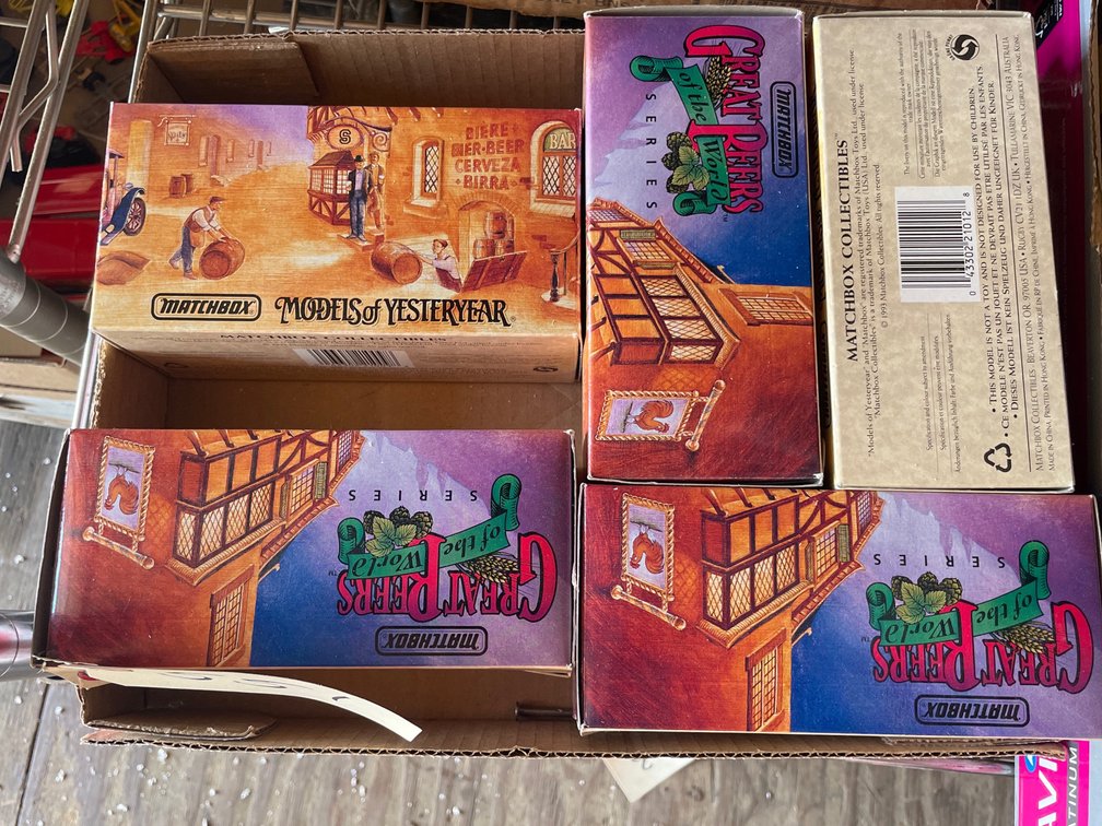(5) Matchbox Assorted Model T