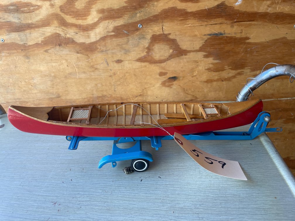 Toy Canoe & Trailer 
