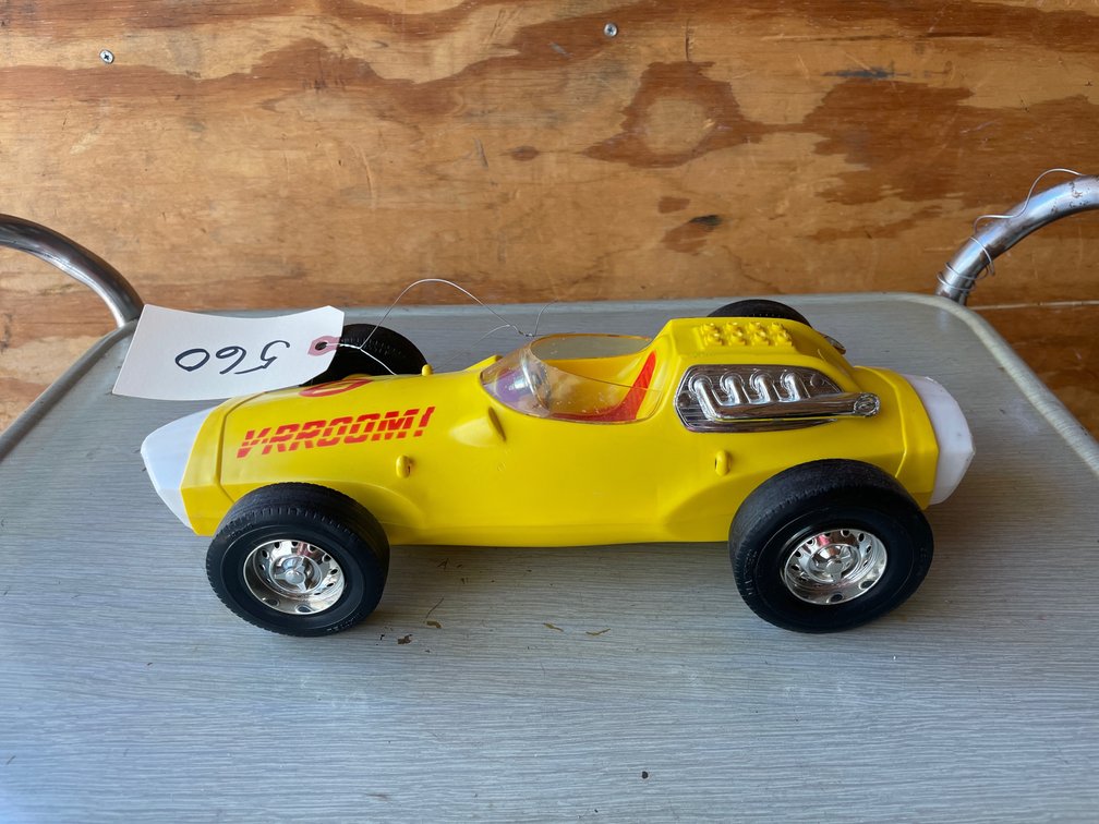 Yellow Toy Race Car