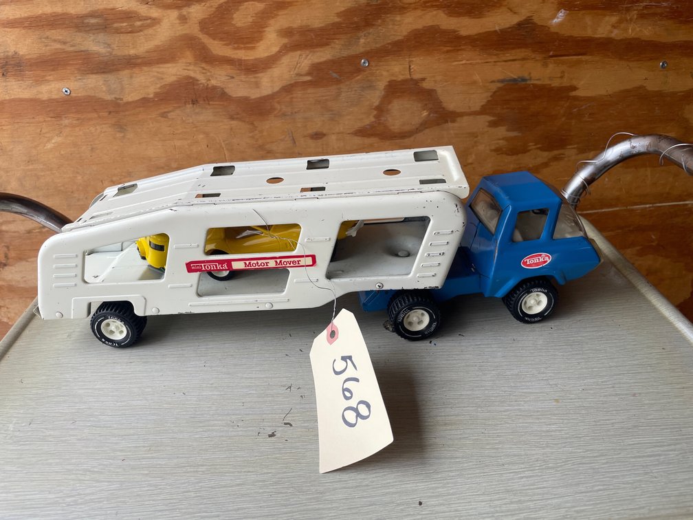 Tonka Motor Mover & (2) Car