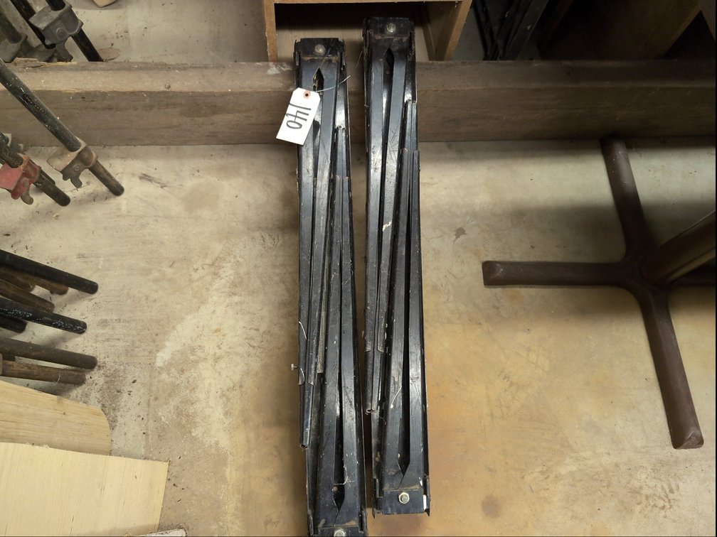 (2) Metal Collapsible Saw Horse