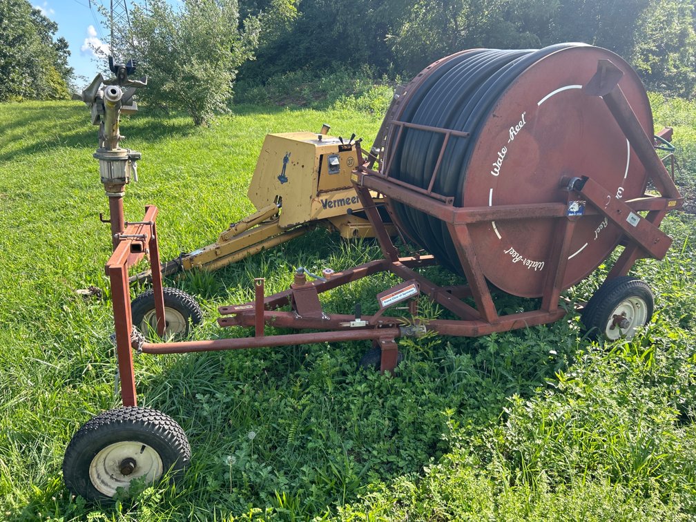 Water wheel Hose Reel w/ Cannon