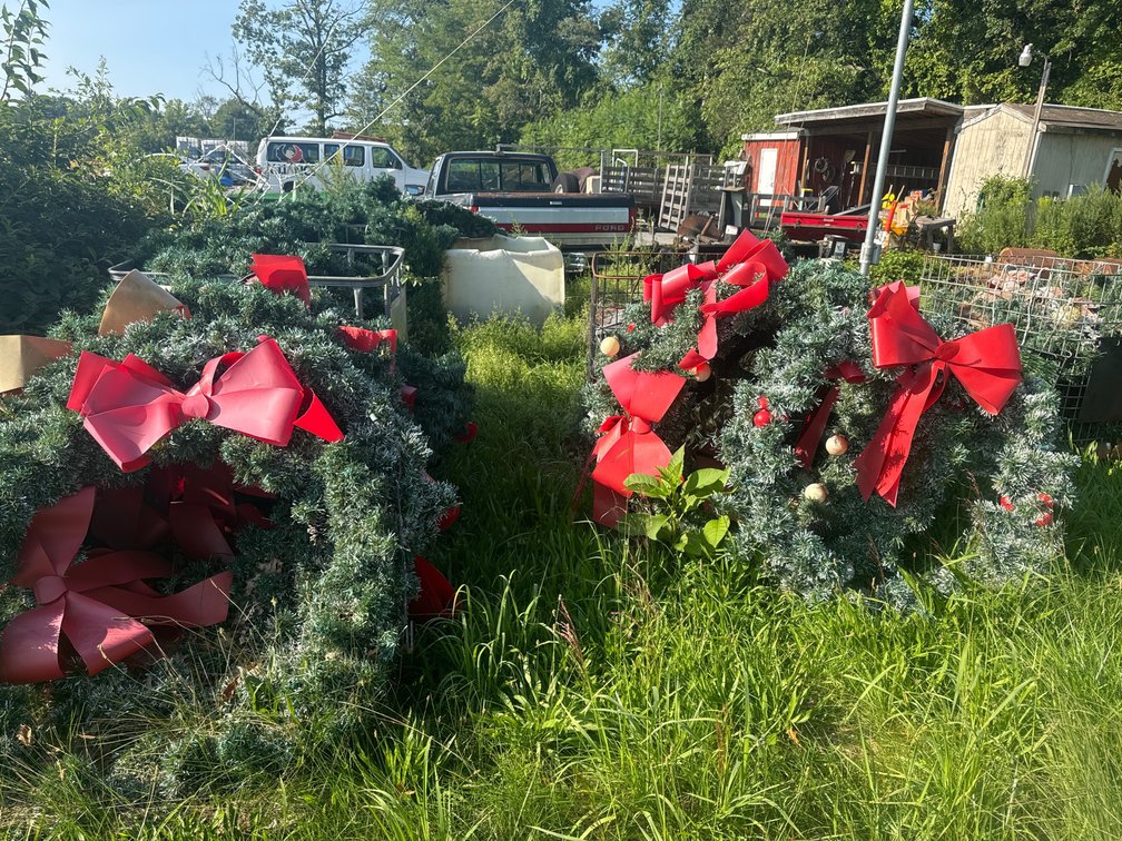 Large Lot Of Outside Christmas Decorations