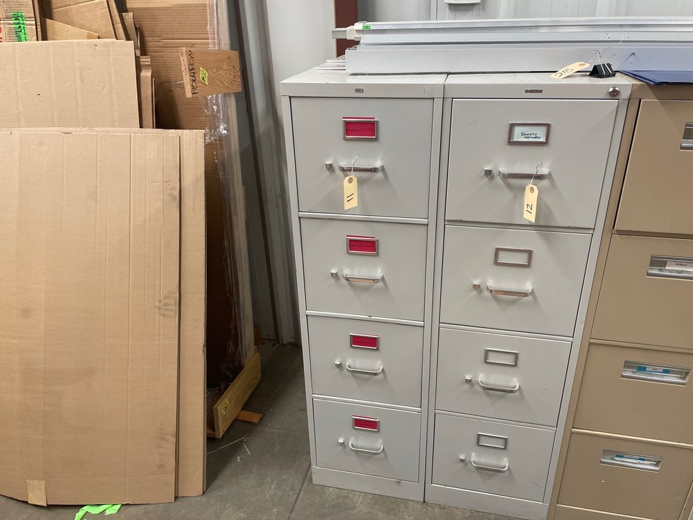 (1) 4-Drawer Letter File Cabinet