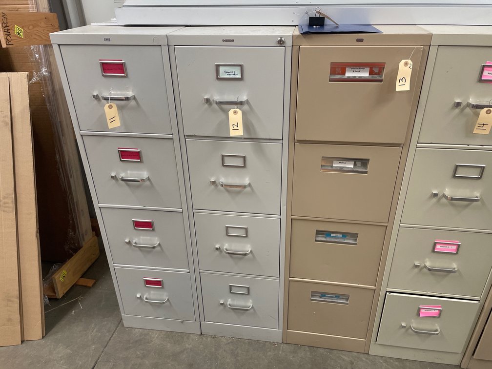 (1) 4-Drawer Letter File Cabinet