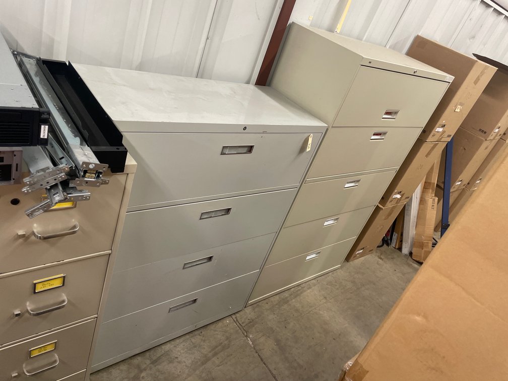 4-Drawer and 5-Drawer Lateral File Cabinets