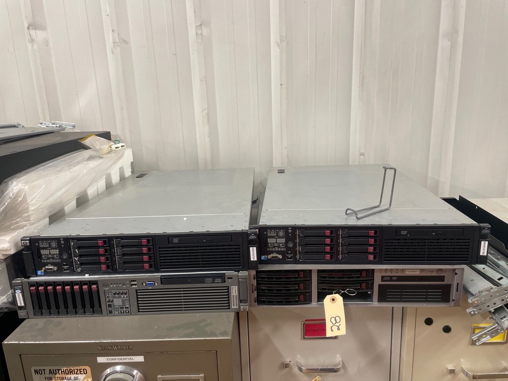 (4) HP Servers