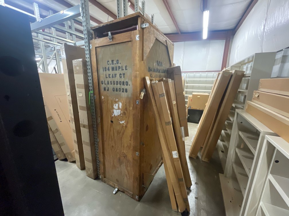 Large Wooden Crate W/ Insulation