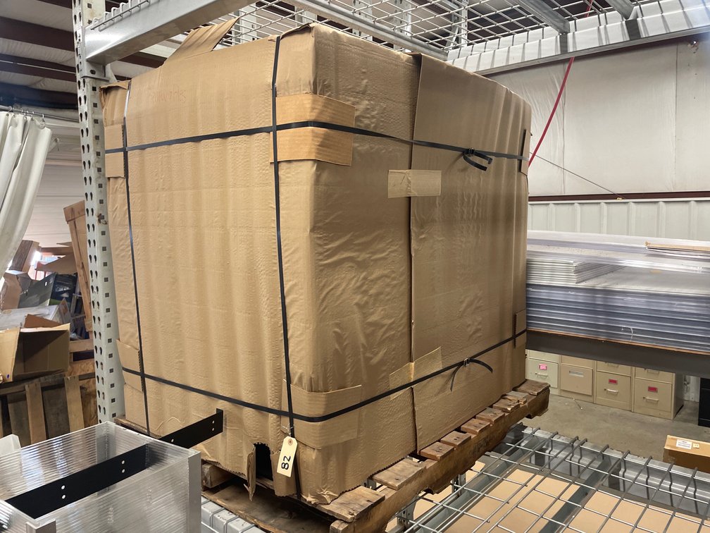 Full Pallet of Plastic Shelving