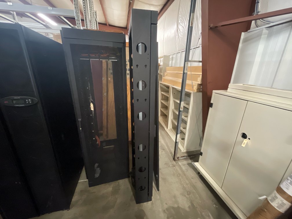 Rolling Server Rack and Server Doors