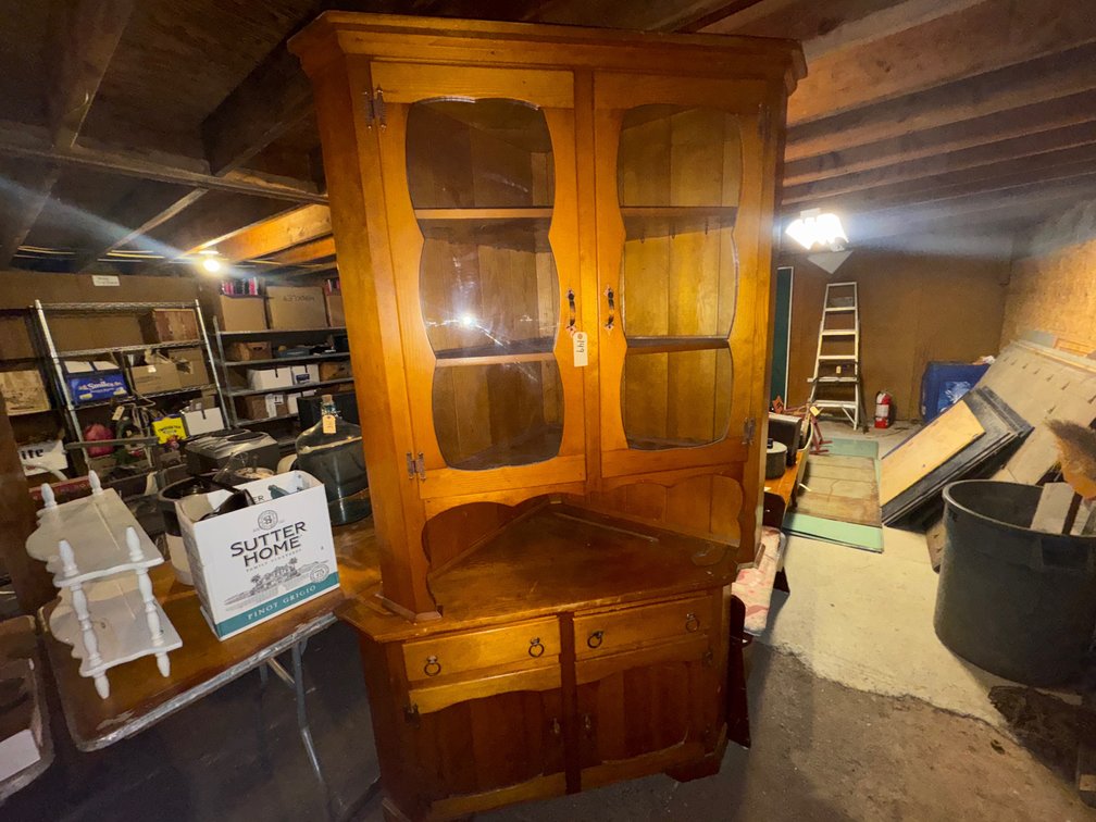 Wooden Corner Cabinet