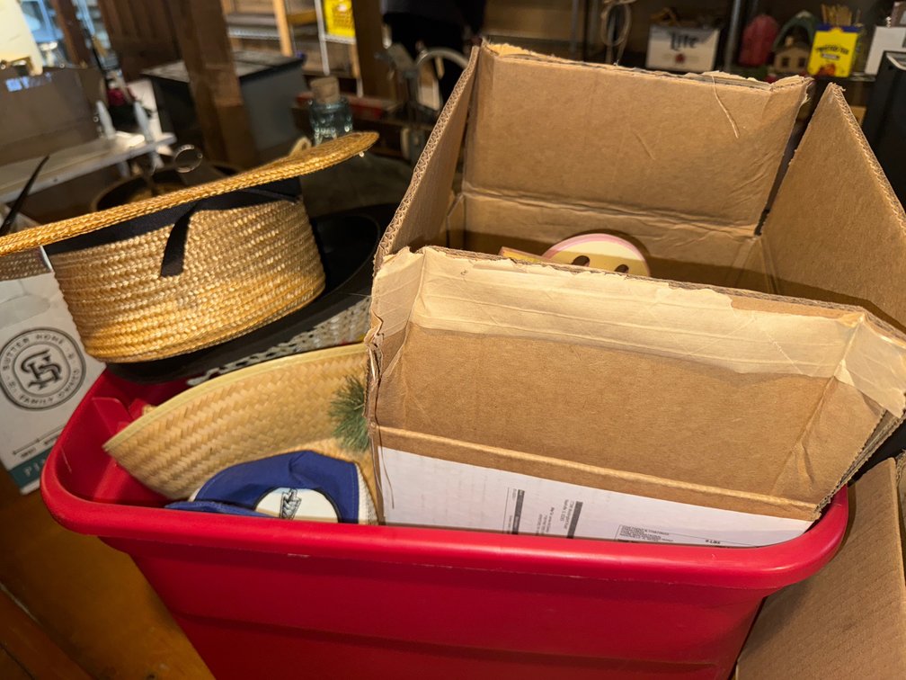 Cups, Hats, Decorations