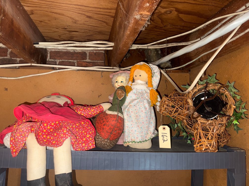 Dolls & Flower Holder