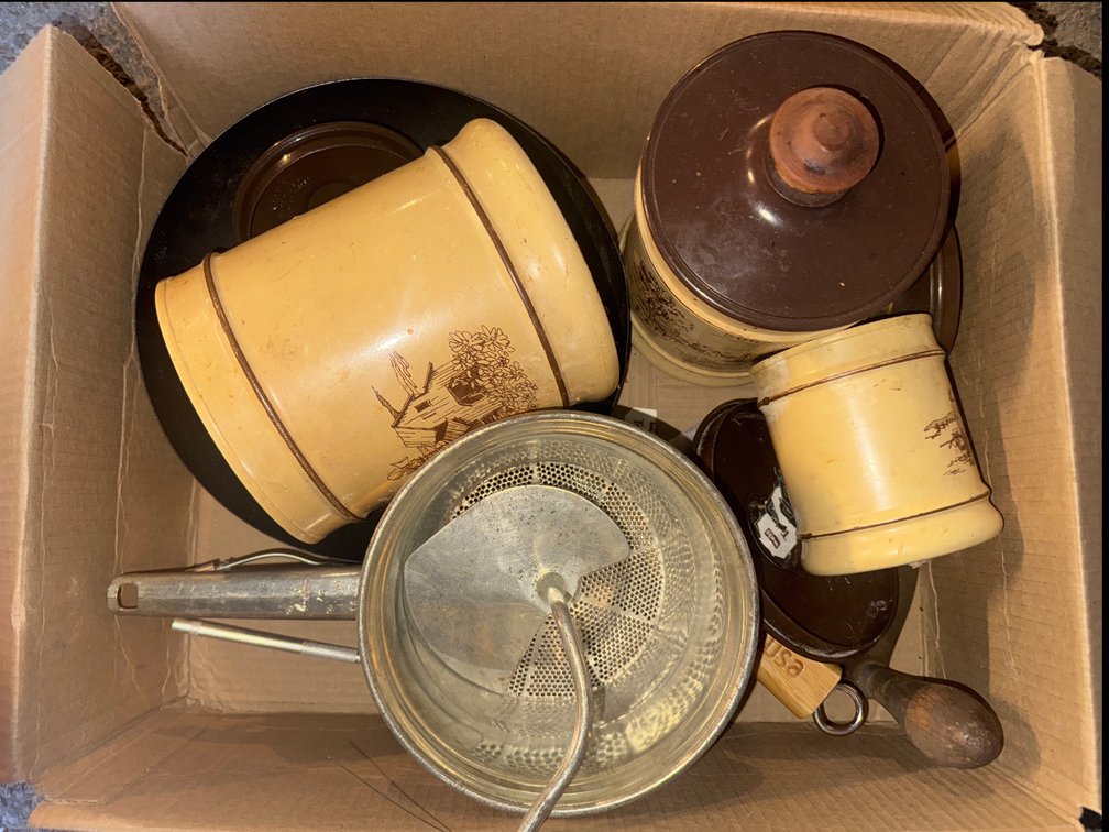 Mugs, Frying Pan, Jar
