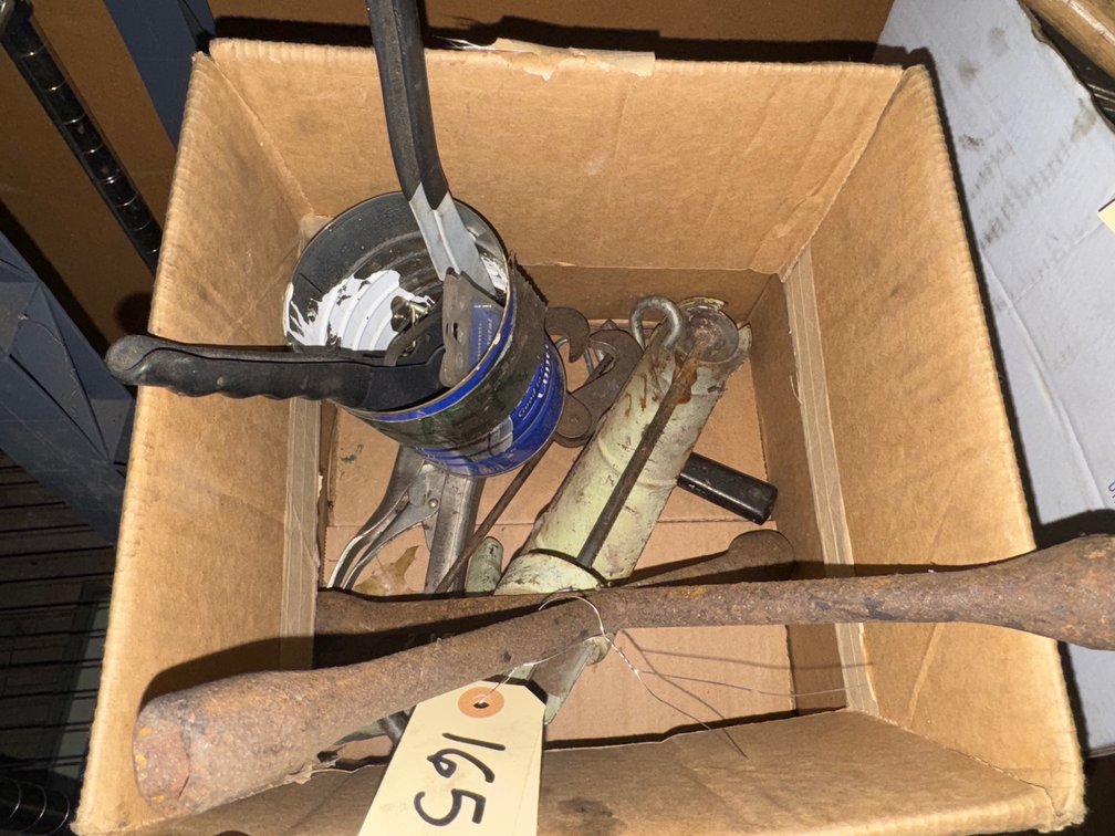 Pliers, Caulk Gun, Tire Iron