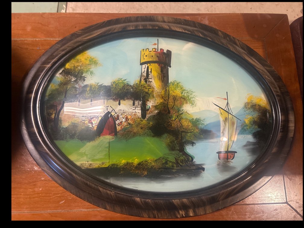 Picture Frames, Mirrors, Glassware