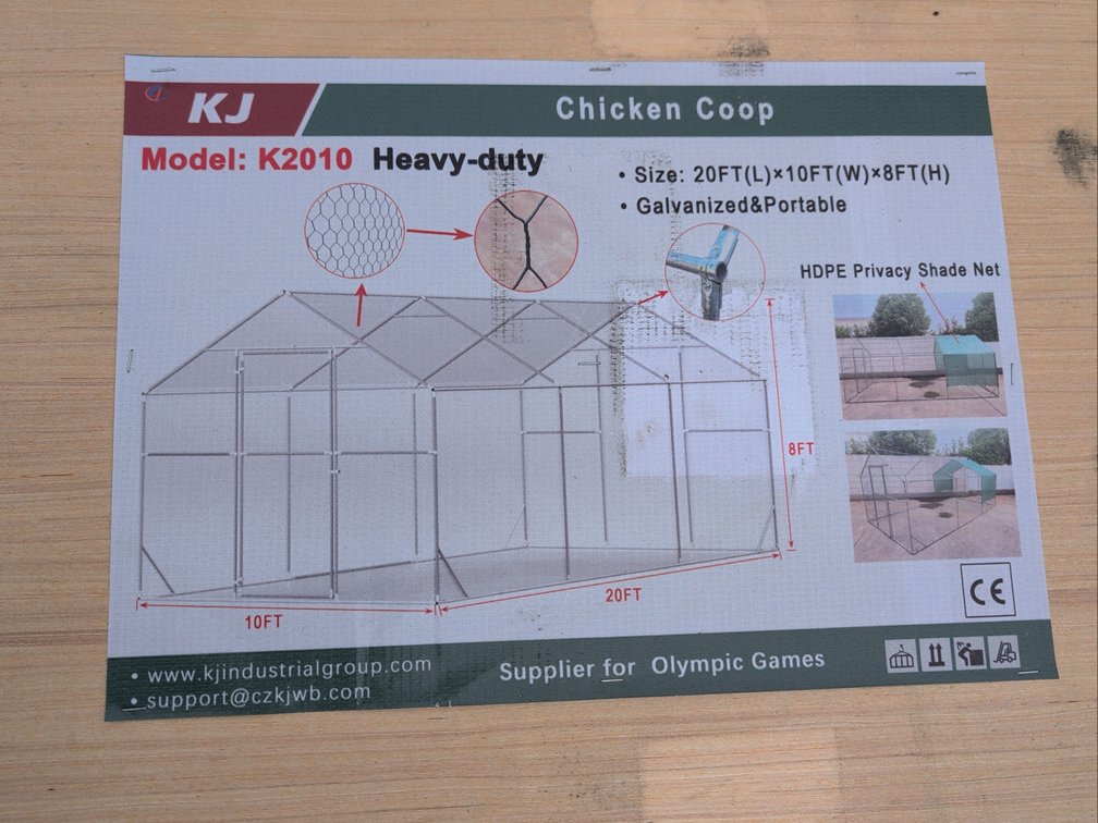 (1) Box New Chicken Coop