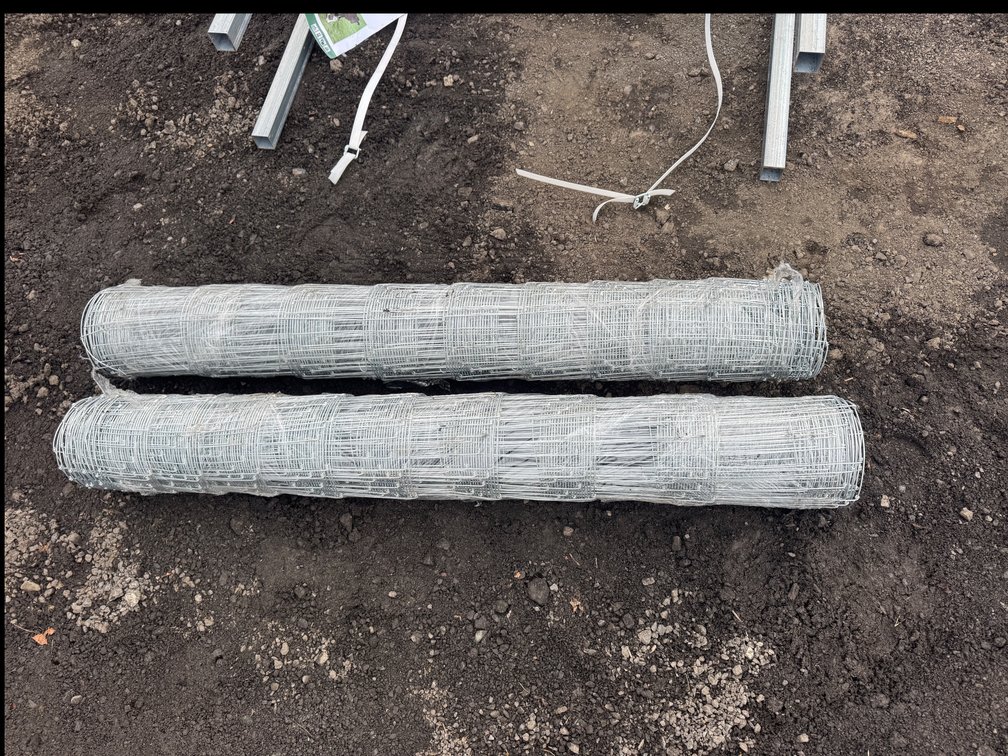 (2) New Rolls Hot-dip Galvanized Field Fence
