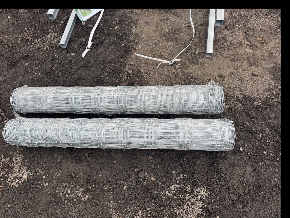 (2) New Rolls Hot-dip Galvanized Field Fence
