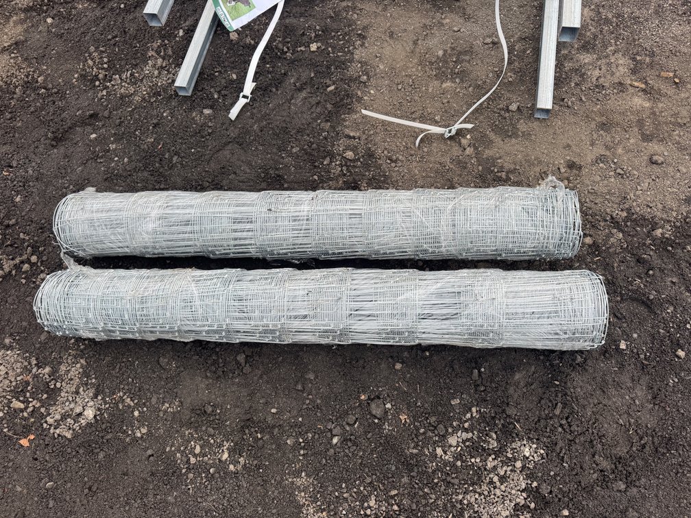 (2) New Rolls Hot-dip Galvanized Field Fence