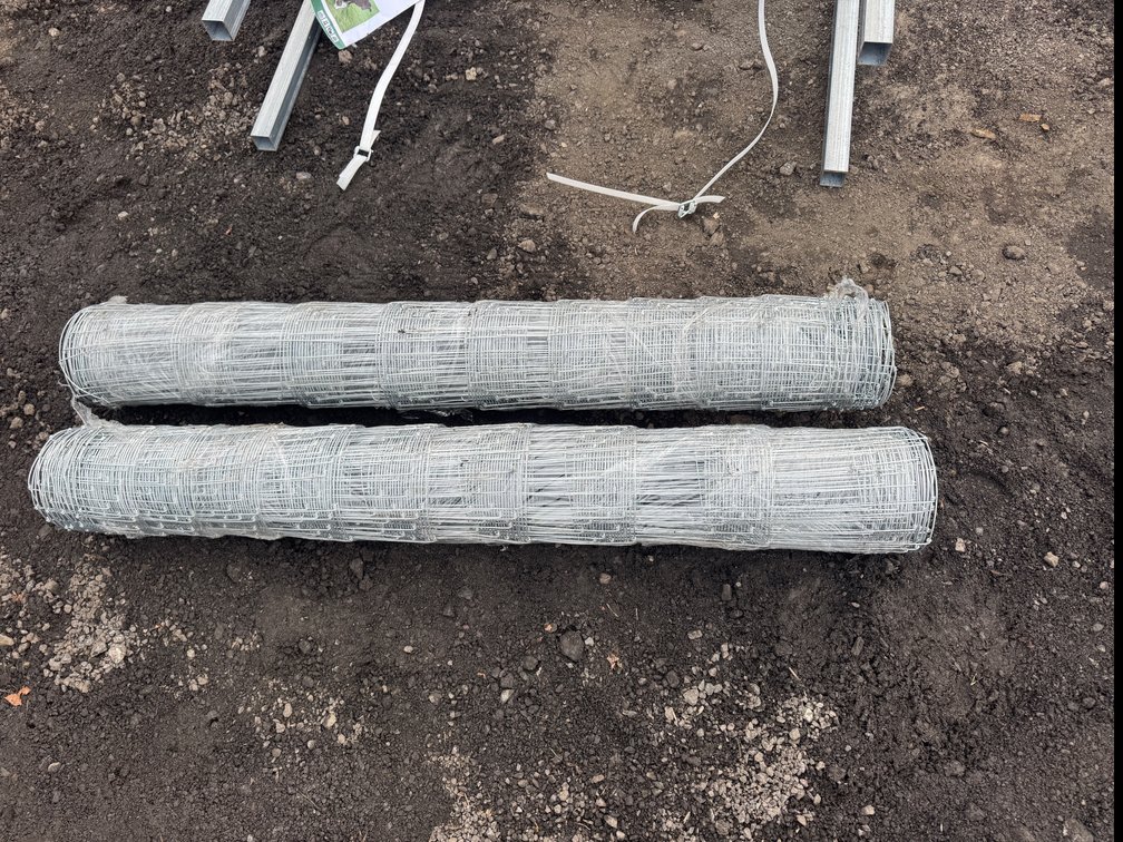 (2) New Rolls Hot-dip Galvanized Field Fence